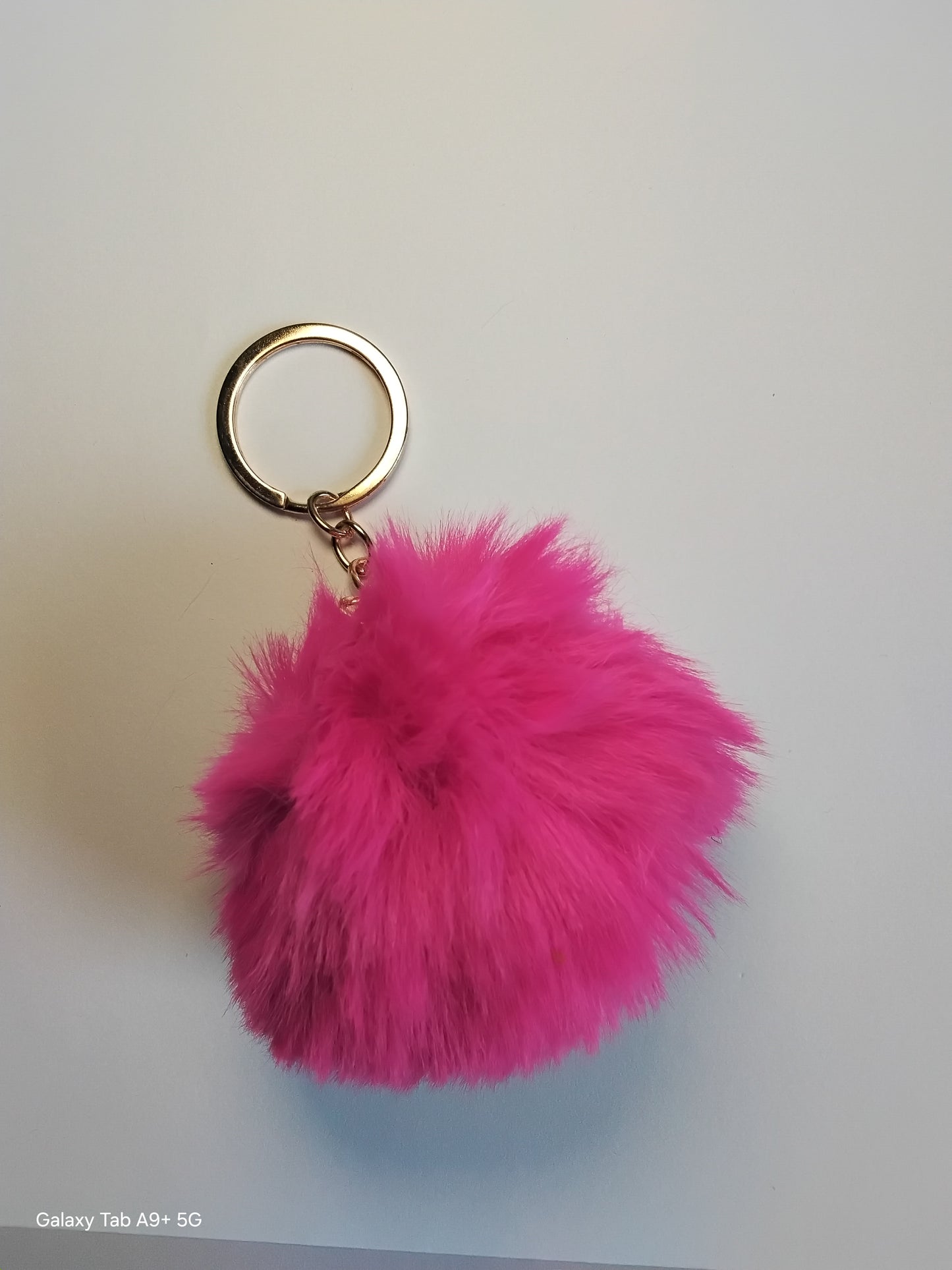 Pom pom keyring