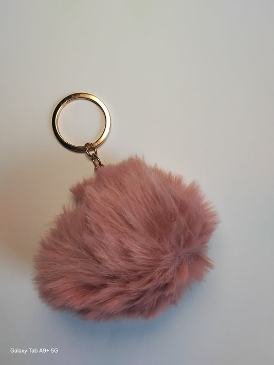 Pom pom keyring