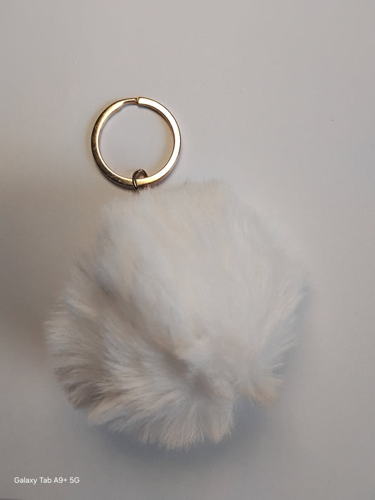 Pom pom keyring