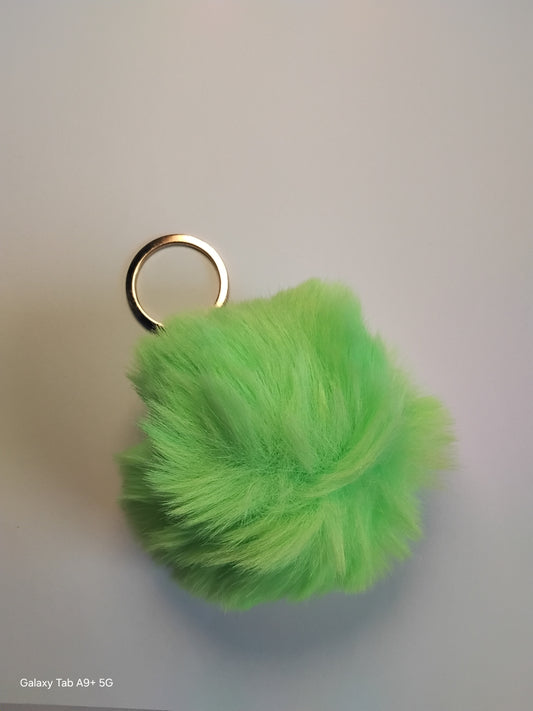 Pom pom keyring