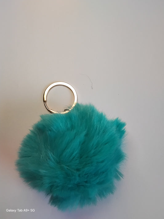 Pom pom keyring