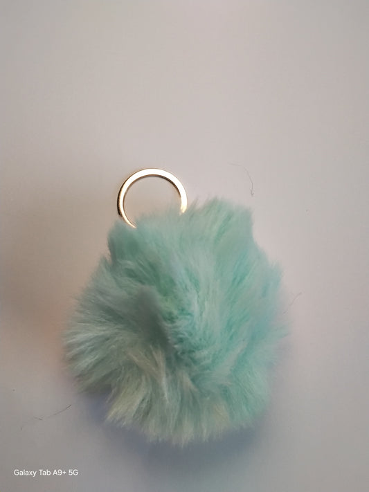 Pom pom keyring