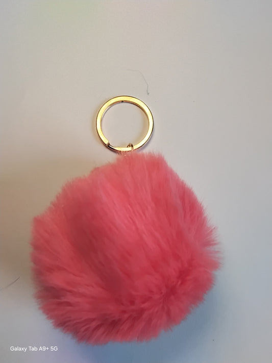Pom pom keyring