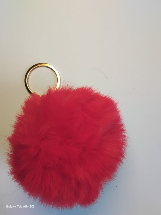 Pom pom keyring