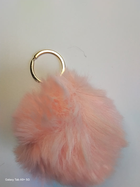Pom pom keyring